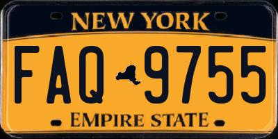 NY license plate FAQ9755