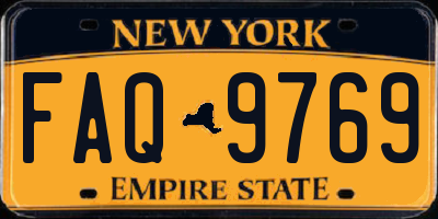 NY license plate FAQ9769