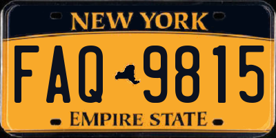 NY license plate FAQ9815