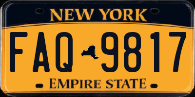 NY license plate FAQ9817