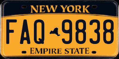 NY license plate FAQ9838