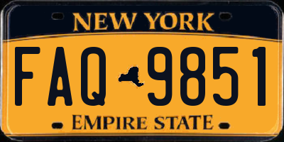 NY license plate FAQ9851