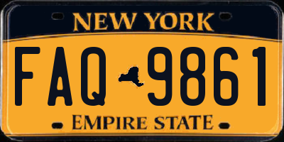 NY license plate FAQ9861