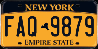 NY license plate FAQ9879