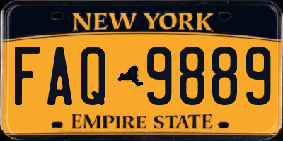 NY license plate FAQ9889