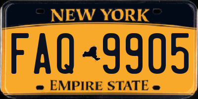 NY license plate FAQ9905