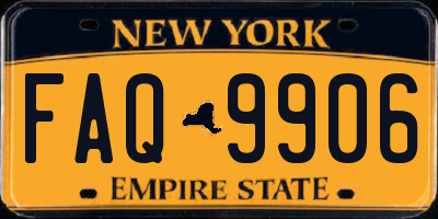 NY license plate FAQ9906