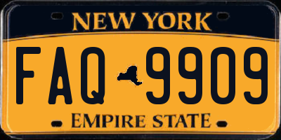 NY license plate FAQ9909