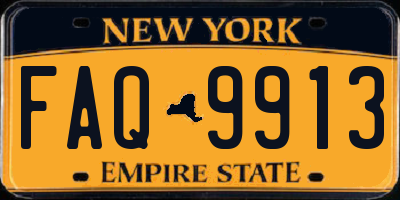 NY license plate FAQ9913