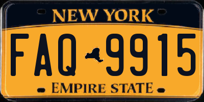 NY license plate FAQ9915