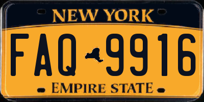 NY license plate FAQ9916