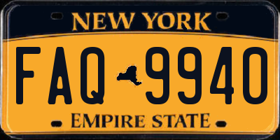 NY license plate FAQ9940
