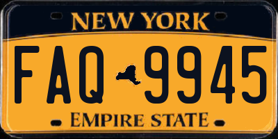 NY license plate FAQ9945