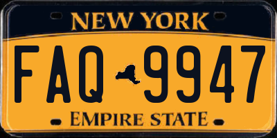 NY license plate FAQ9947