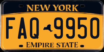 NY license plate FAQ9950