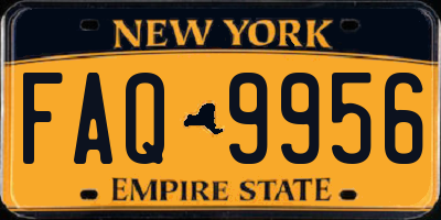 NY license plate FAQ9956