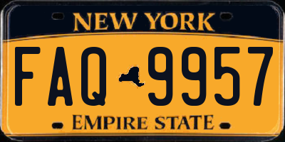 NY license plate FAQ9957