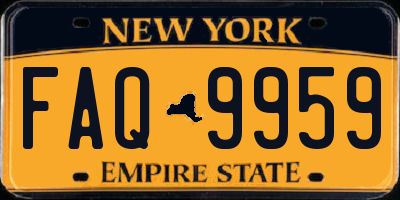 NY license plate FAQ9959