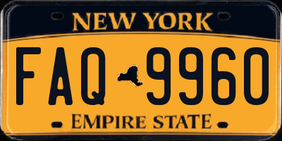 NY license plate FAQ9960