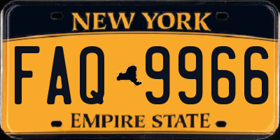 NY license plate FAQ9966