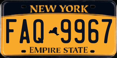 NY license plate FAQ9967