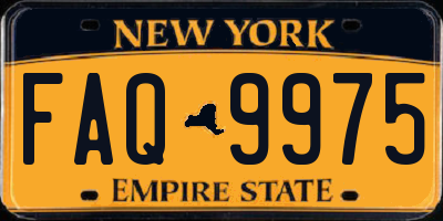 NY license plate FAQ9975