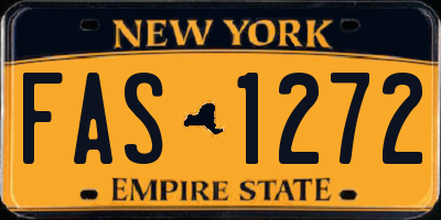 NY license plate FAS1272