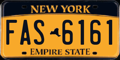 NY license plate FAS6161