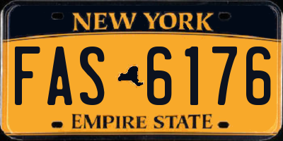 NY license plate FAS6176