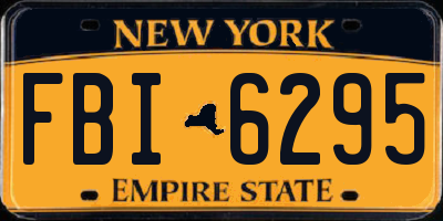 NY license plate FBI6295