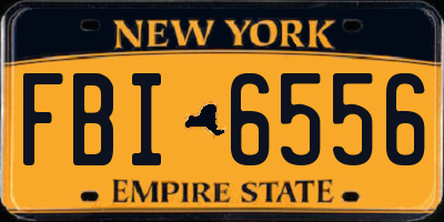 NY license plate FBI6556