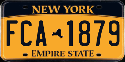 NY license plate FCA1879