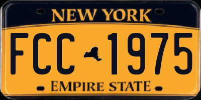 NY license plate FCC1975