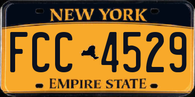 NY license plate FCC4529