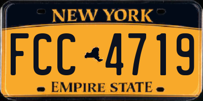 NY license plate FCC4719