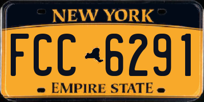 NY license plate FCC6291