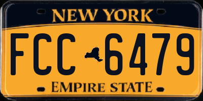 NY license plate FCC6479
