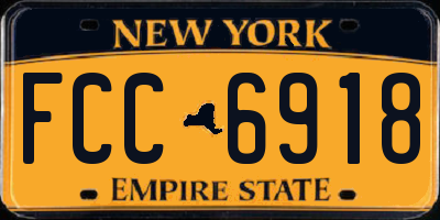 NY license plate FCC6918