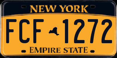 NY license plate FCF1272