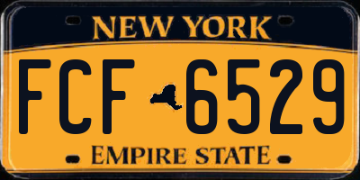 NY license plate FCF6529