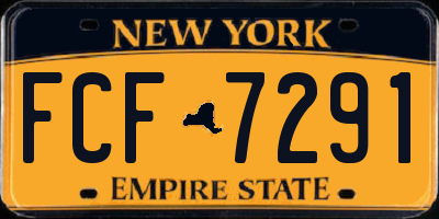 NY license plate FCF7291
