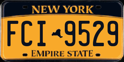 NY license plate FCI9529