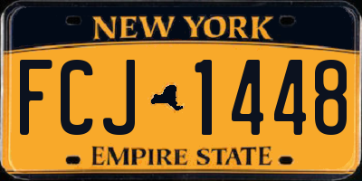 NY license plate FCJ1448