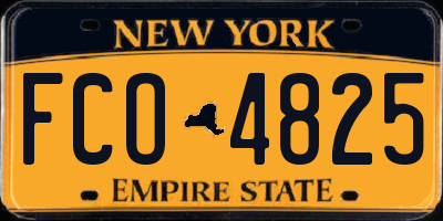 NY license plate FCO4825