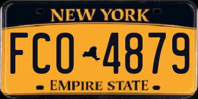 NY license plate FCO4879