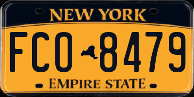 NY license plate FCO8479