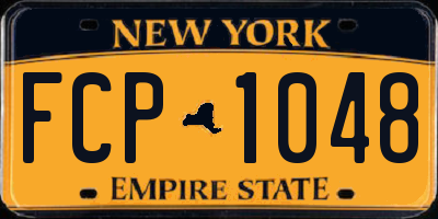 NY license plate FCP1048