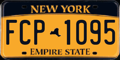 NY license plate FCP1095