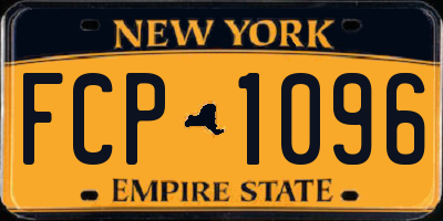 NY license plate FCP1096