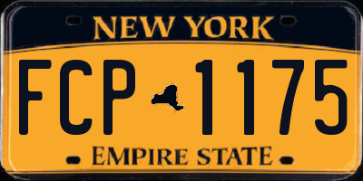 NY license plate FCP1175